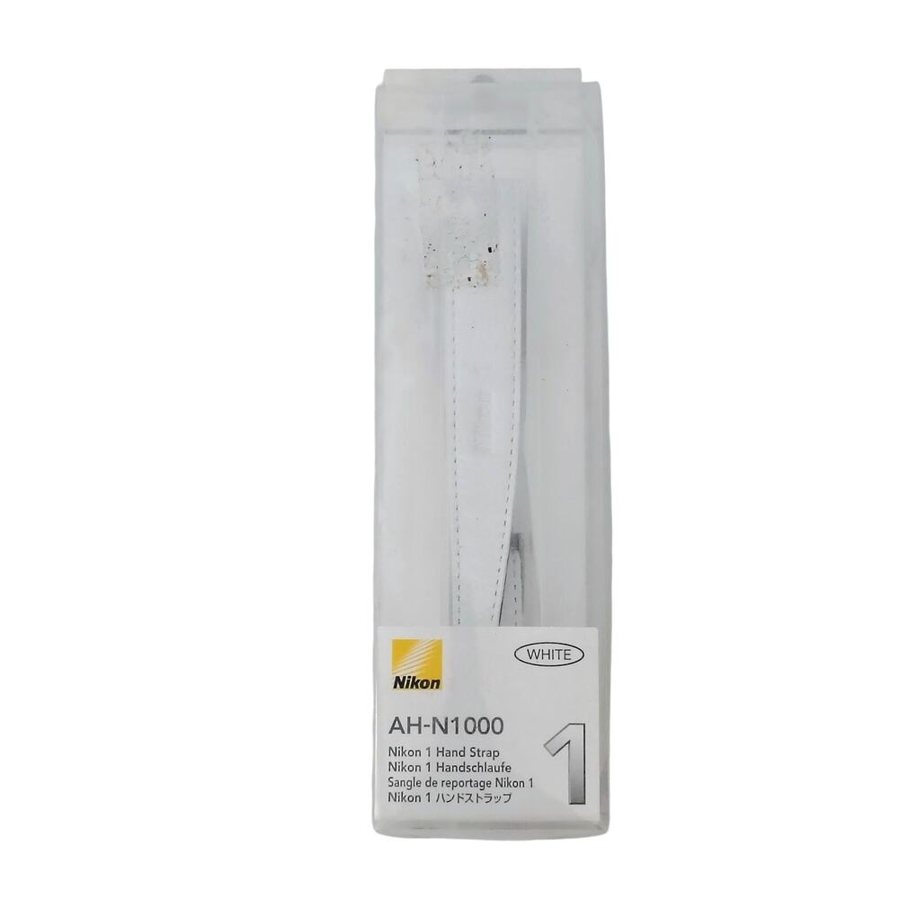 Nikon AH-N1000 White Leather Camera Hand Strap for Nikon 1 NEW Photographer